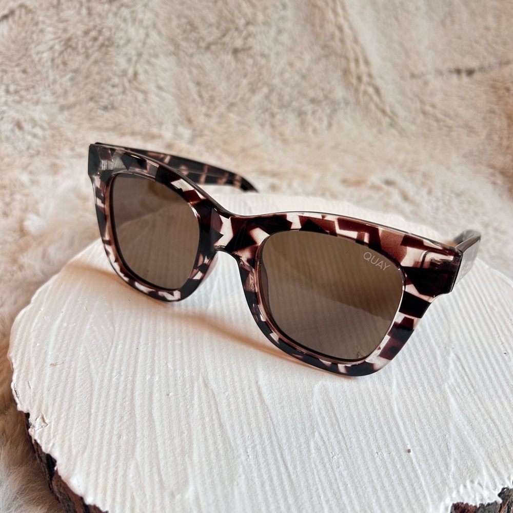 Quay Tortoise Shell Sunglasses